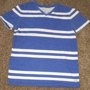Men's American Eagle Striped Athletic Fit T Shirt